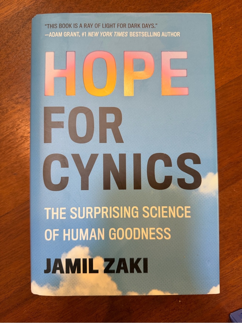 Hope for Cynics by Jamil Zaki